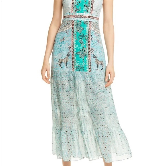 Saloni Veronica Silk Crepe de Chine Dress - Picture 4 of 4